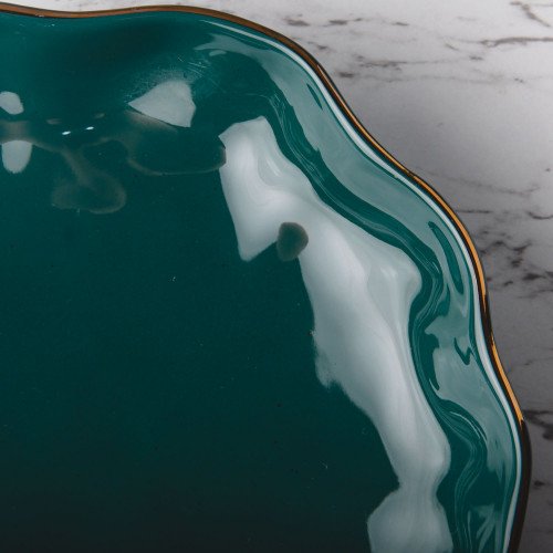 Sliver Tint Green Deep Plate 8" 3