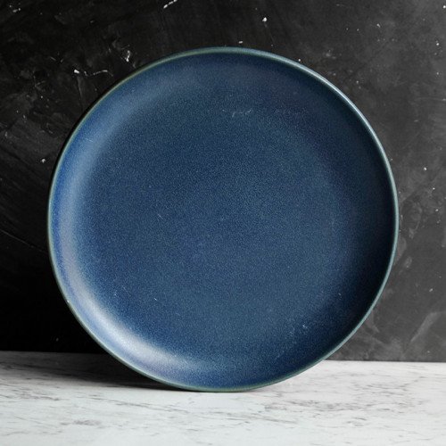 Prussian Blue Coupe Dinner Plate 10"