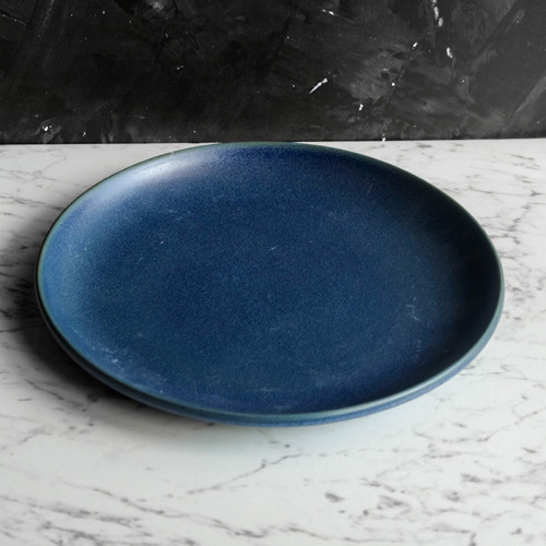 Prussian Blue Coupe Dinner Plate 10" 2