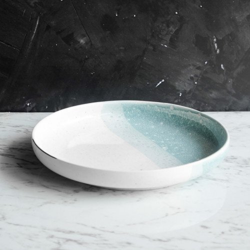 Pastel Blue Salad Plate 8"