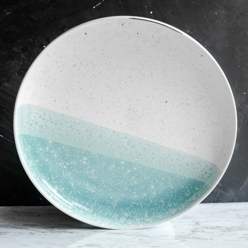 Pastel Blue Dinner Plate 10"