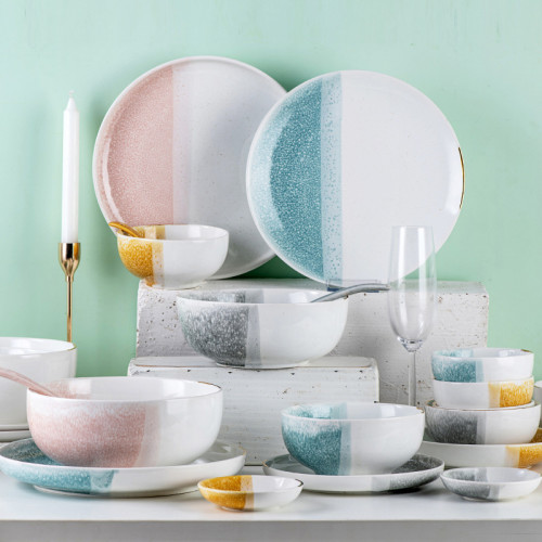 Pastel Blue Dinner Plate 10" 5