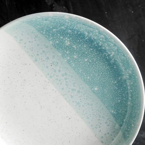 Pastel Blue Coupe Plate 8" 4