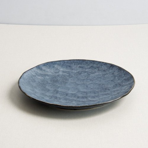 Polished Blue Dinner Plate 10" 2