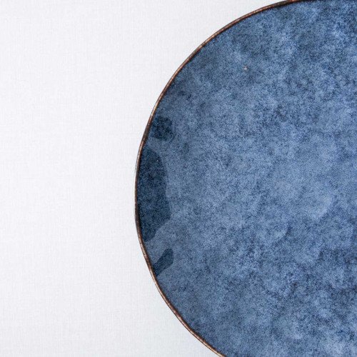Polished Blue Dinner Plate 10" 5