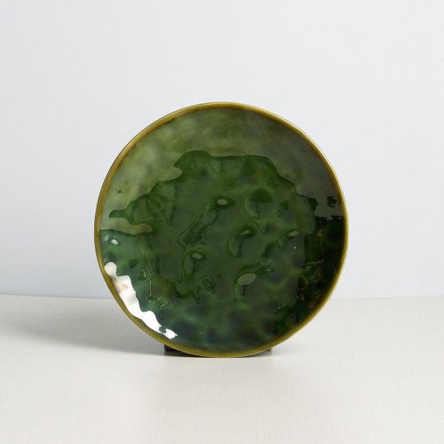 Polished Green Salad Plate 8"