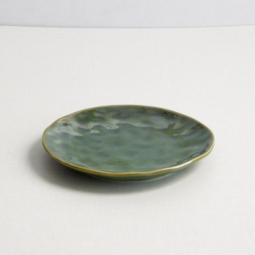 Polished Green Salad Plate 8" 2