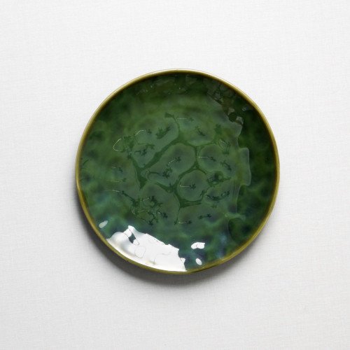 Polished Green Salad Plate 8" 5