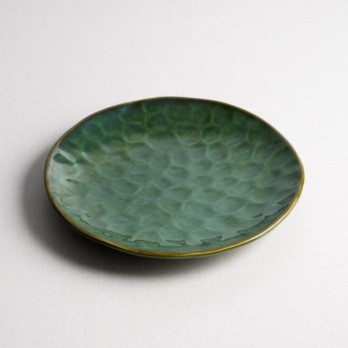Polished Green Dinner Plate 10" 3