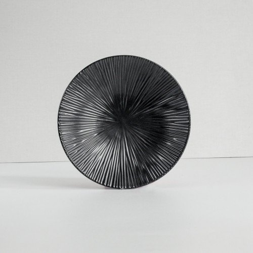 Rotary Black Salad Plate 8.8"