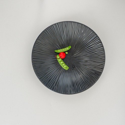 Rotary Black Salad Plate 8.8" 3