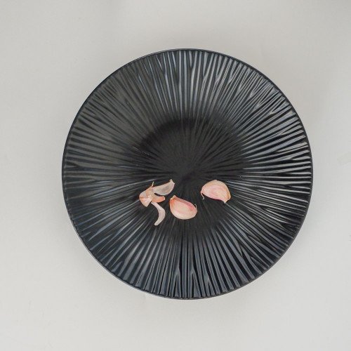 Rotary Black Dinner Plate 10.6" 3