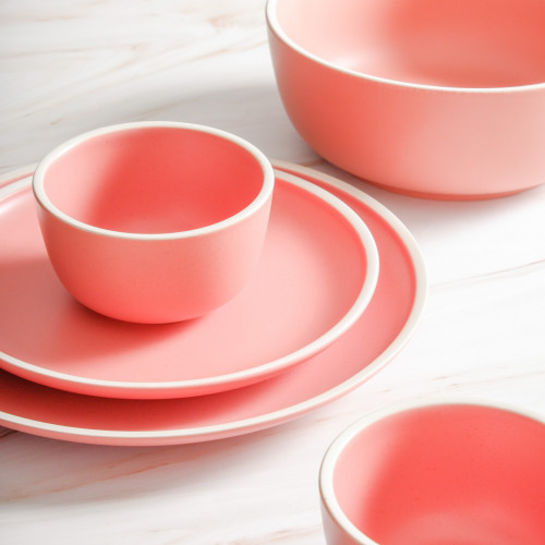 Whimsical Pink Dinner Plate 10.4" 4