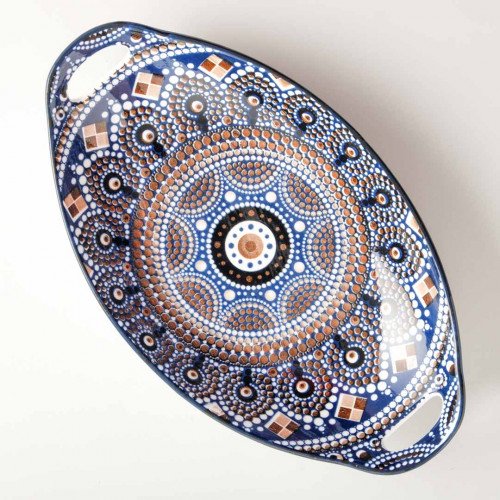 Ancala Oval Plate 11"