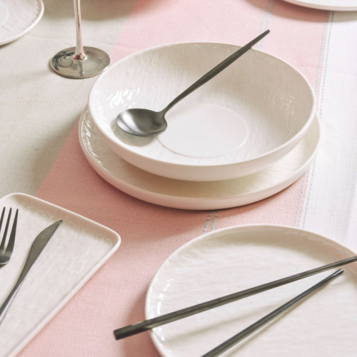 Enchanted White High-Rim Plate 10" 3