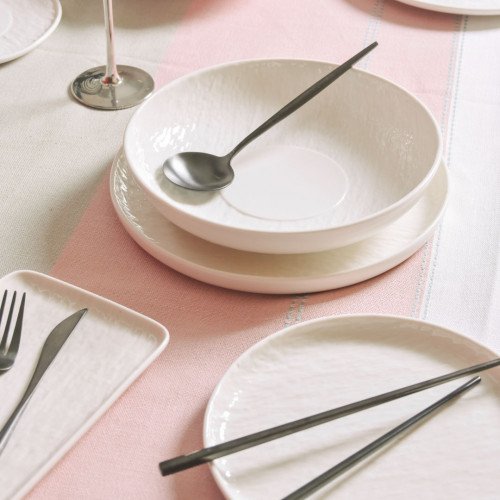 Enchanted White High-Rim Plate 10" 3
