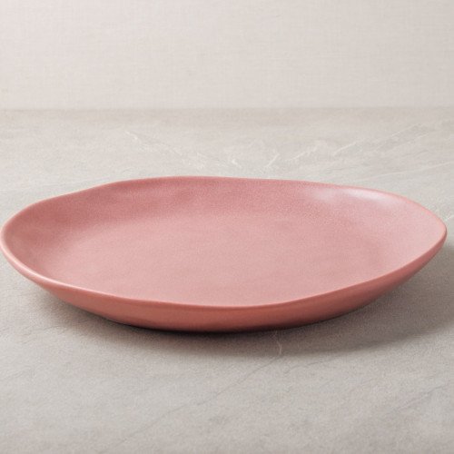 Altered Dinner Plate 11" - Powder Pink 4