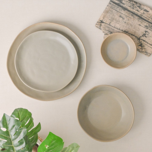 Altered Dinner Plate 11" - Ashgray 2