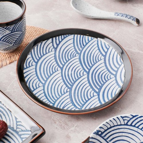 Seigaiha Salad Plate 7" 2
