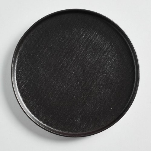 Hardstone - Solid Black Dinner Plate 10"