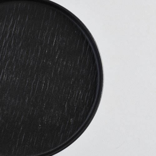 Hardstone - Solid Black Dinner Plate 10" 2