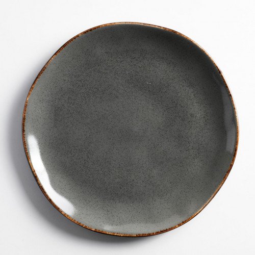 Caldera Grey Pizzara Dinner Plate 10.7"