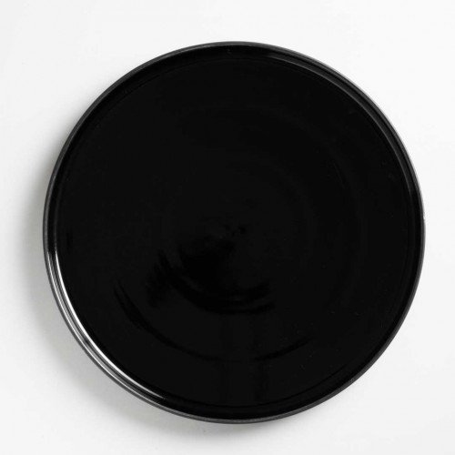 Black Solitude Short Dinner Plate Doff 3