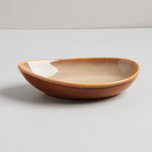 Umbra-Brown Triangular Salad Plate 6"
