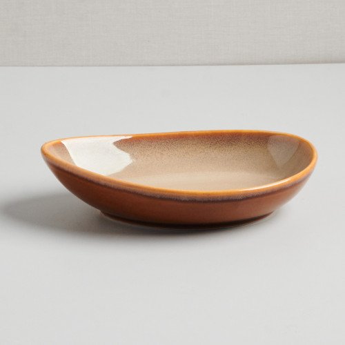 Umbra-Brown Triangular Salad Plate 6"