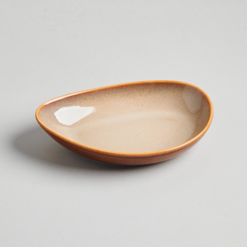 Umbra-Brown Triangular Salad Plate 8"