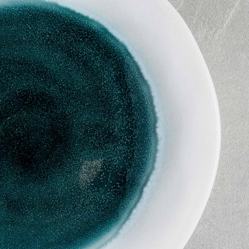 Shoreline Dark Green Dinner Plate 11" 2