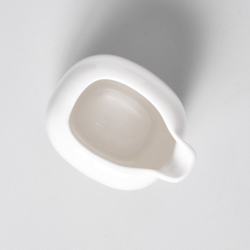 Ora White Creamer No Handle - Large 18.5cl 3
