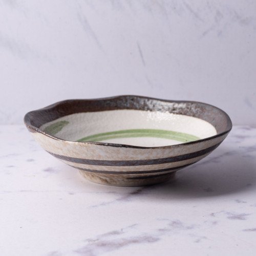 Himeji Green Sauce Dish 11cm