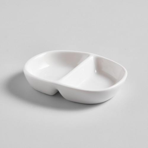 Crepe Pink Split Platter 2-Sides 14" 7