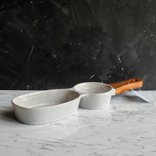 Revere Gray Split Platter 2-Sides 14" 2