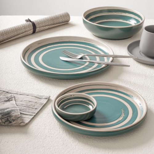 Forest Green Sauce Dish 3.5" 6