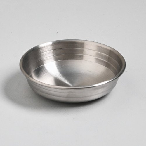 Korea Style Condiment Dish 9cm - Silver