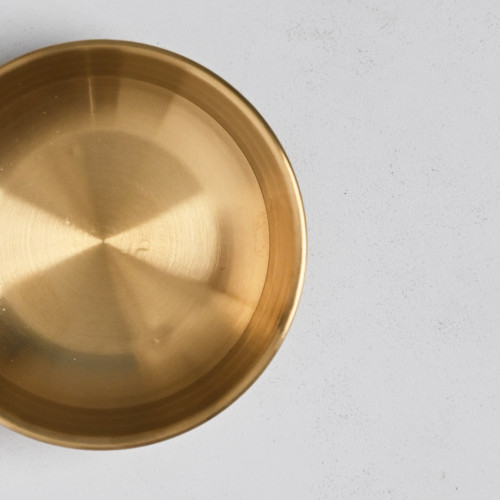 Korea Style Condiment Dish 9cm - Gold 4