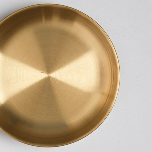 Korea Style Condiment Dish 13.5cm - Gold 2