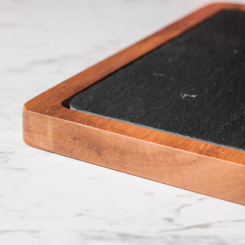 Stone and Wood Combination Platter 30 x 15cm 2