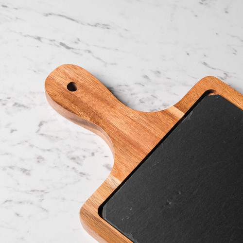 Stone and Wood Combination Platter 30 x 15cm 4