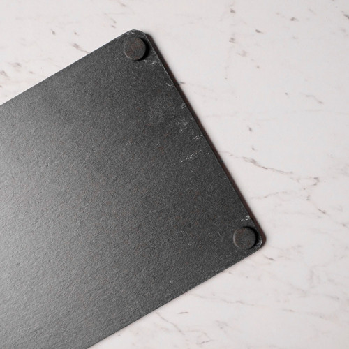 Stone Rectangular Tray with Handle 30 x 15cm 2